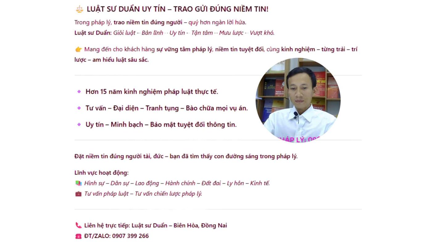 Luật sư ly hôn sau