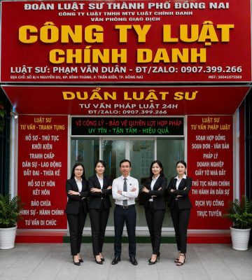 Đội ngũ luật sư Công ty Luật Chính Danh Đồng Nai